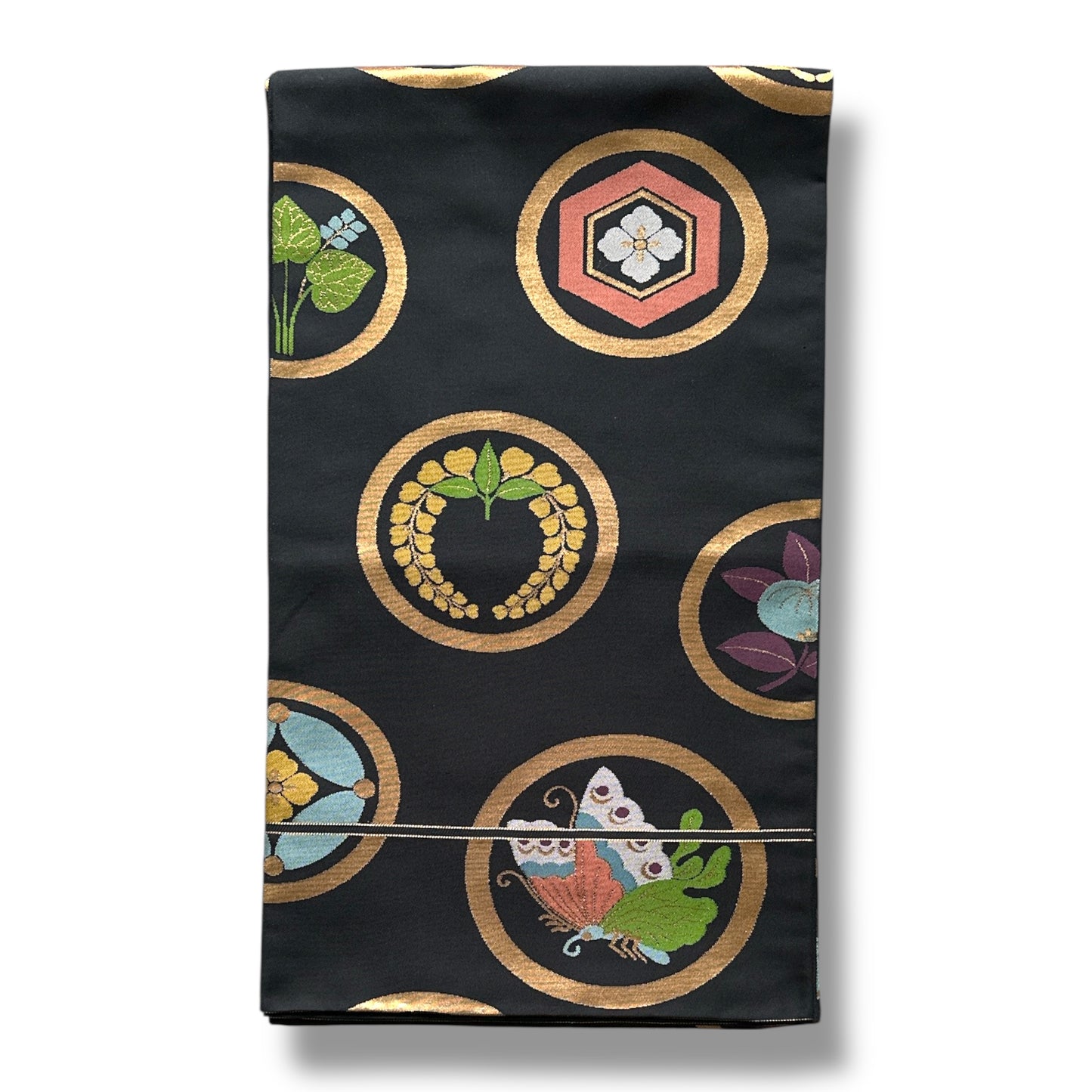 Black & Gold Zentsu Fukuro Obi
