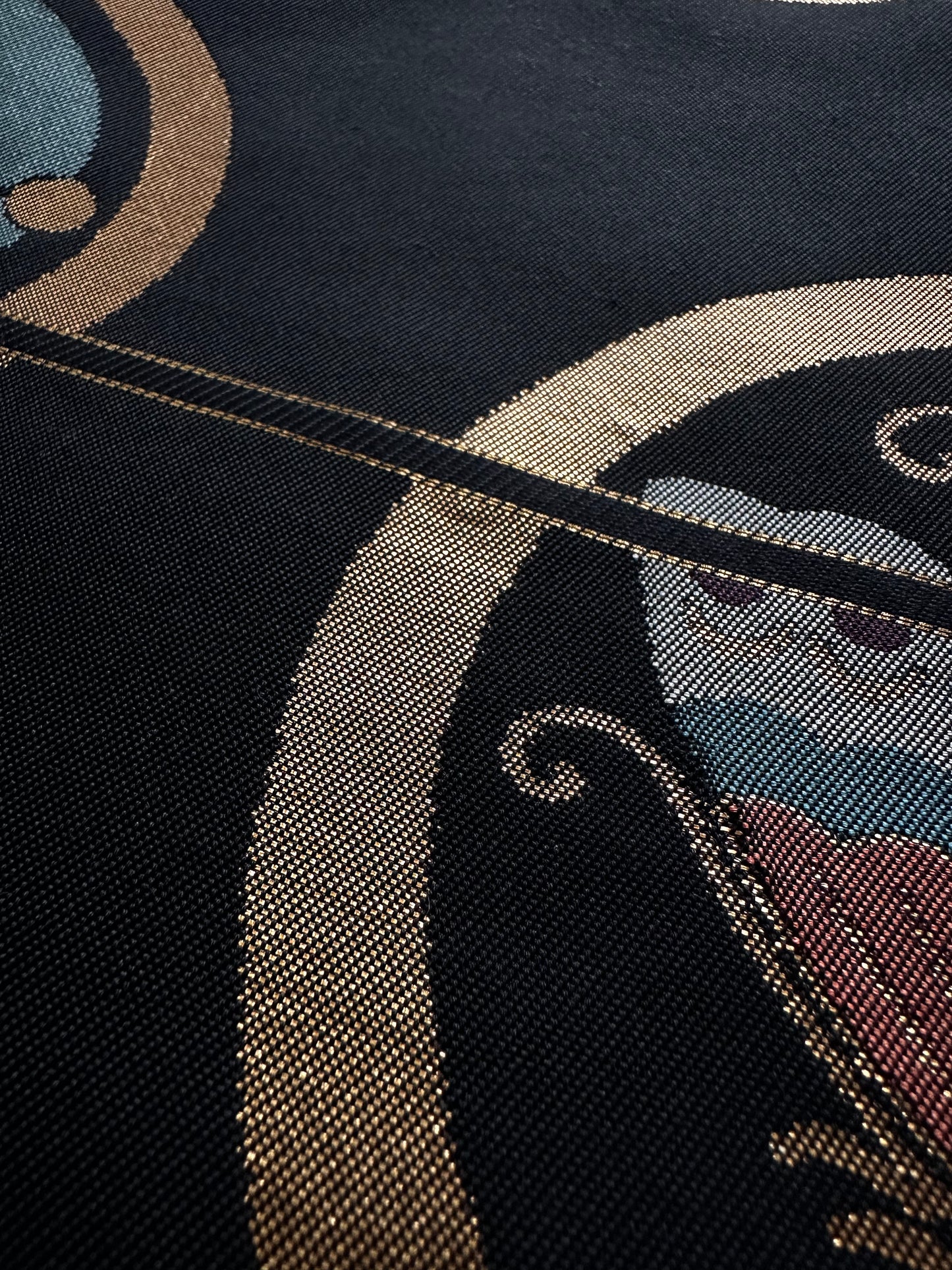 Black & Gold Zentsu Fukuro Obi