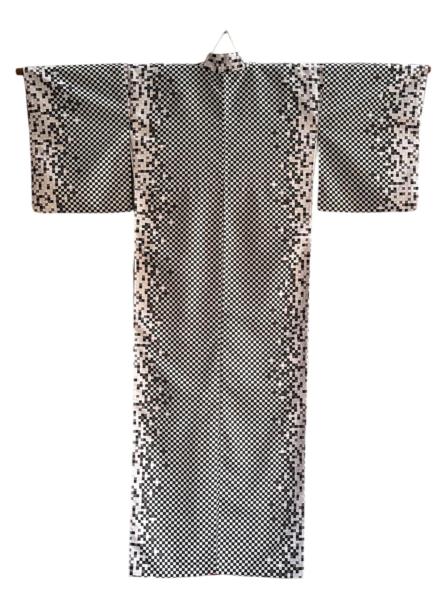 Yksivärinen kauneusruudullinen kimono