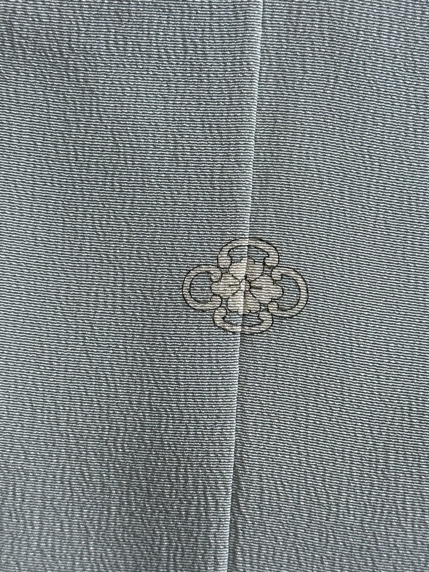 Soft Grey Kimono with Birds&Flowers