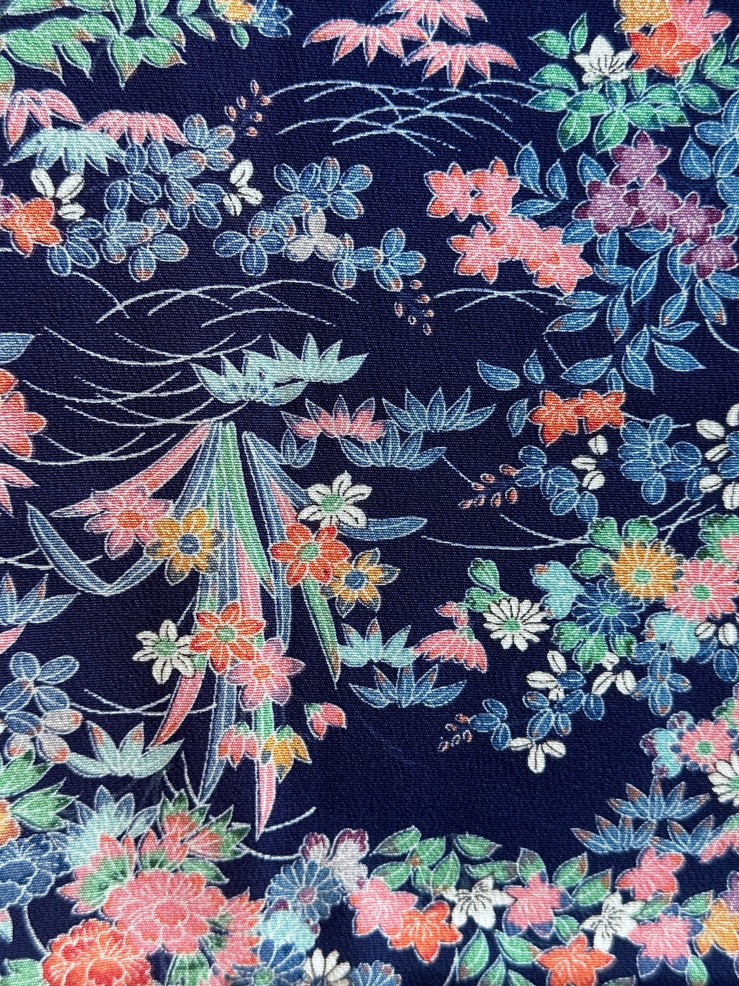 Komon Floral Albastru-Violet