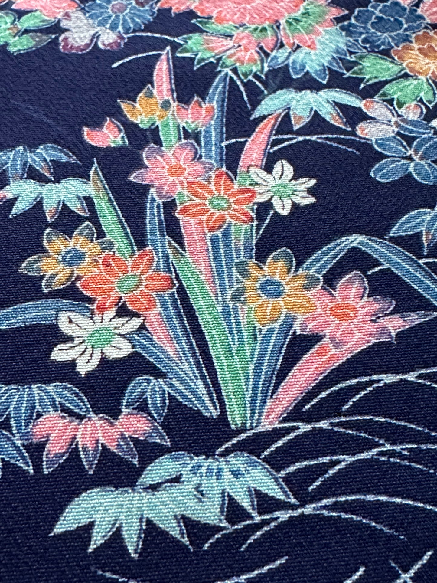 Komon Floral Albastru-Violet