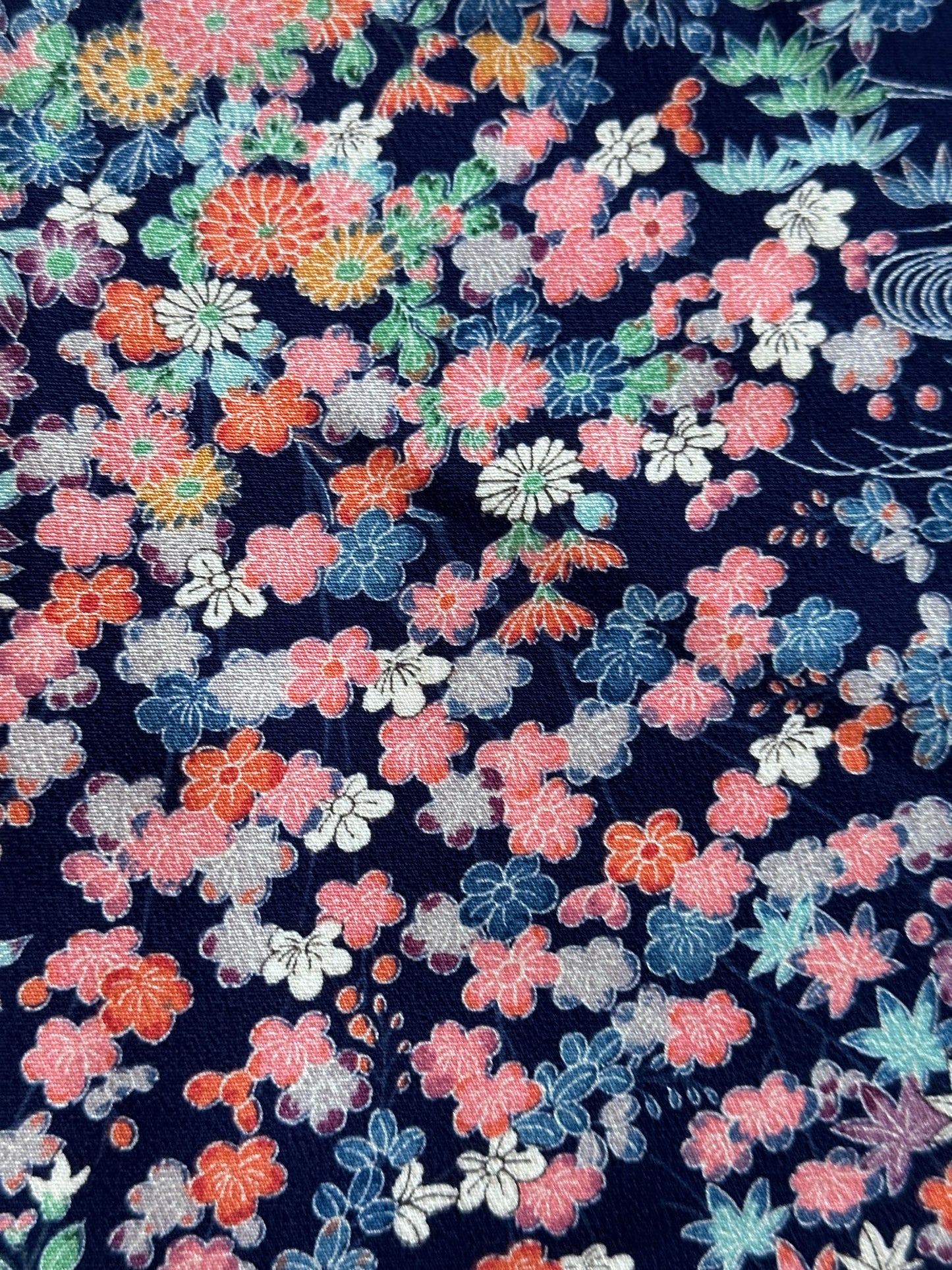 Komon Floral Albastru-Violet