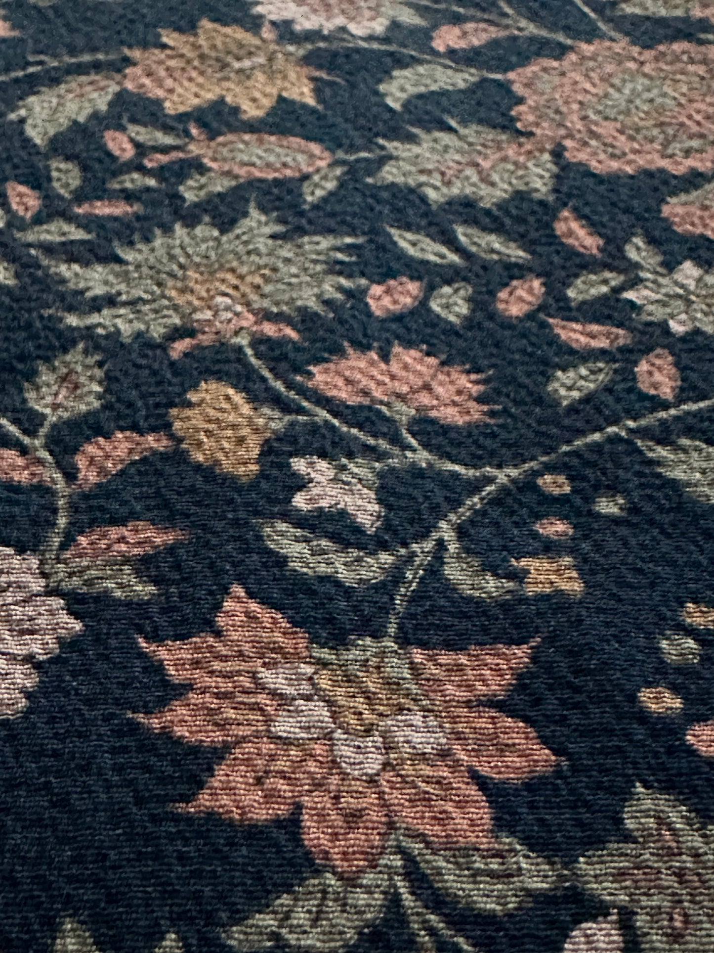 Kimono Komon Floral Albastru Indigo
