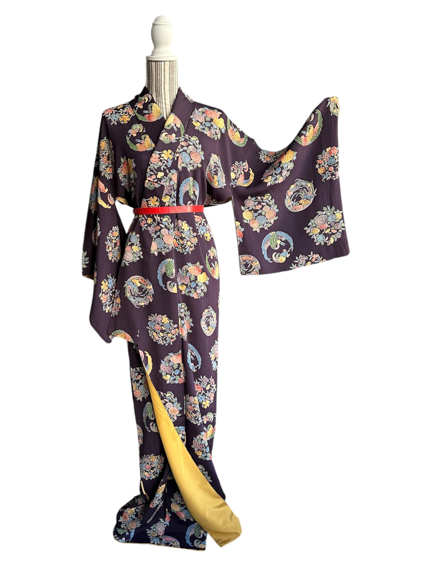 Cranes of Eternity Vintage kimono