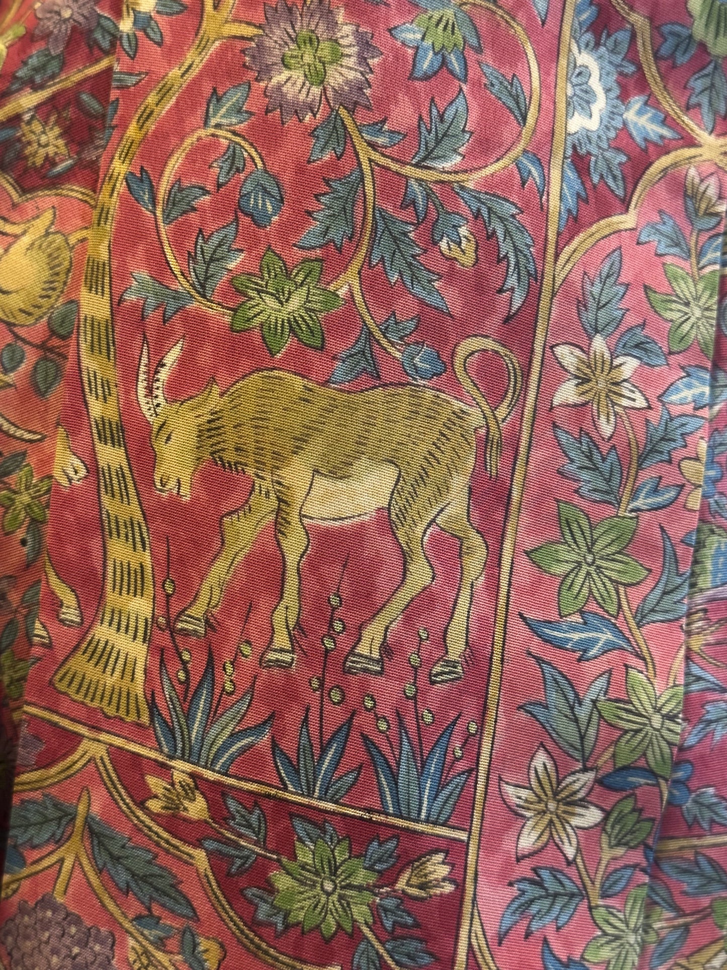 Kimono cu elefant și păsări exotice