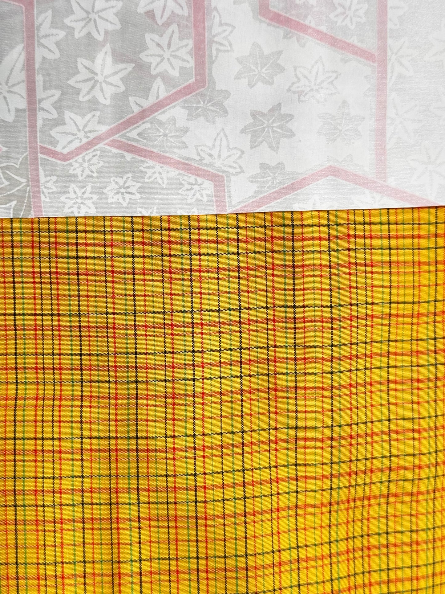 Pehmeä Pongee Yellow Haori