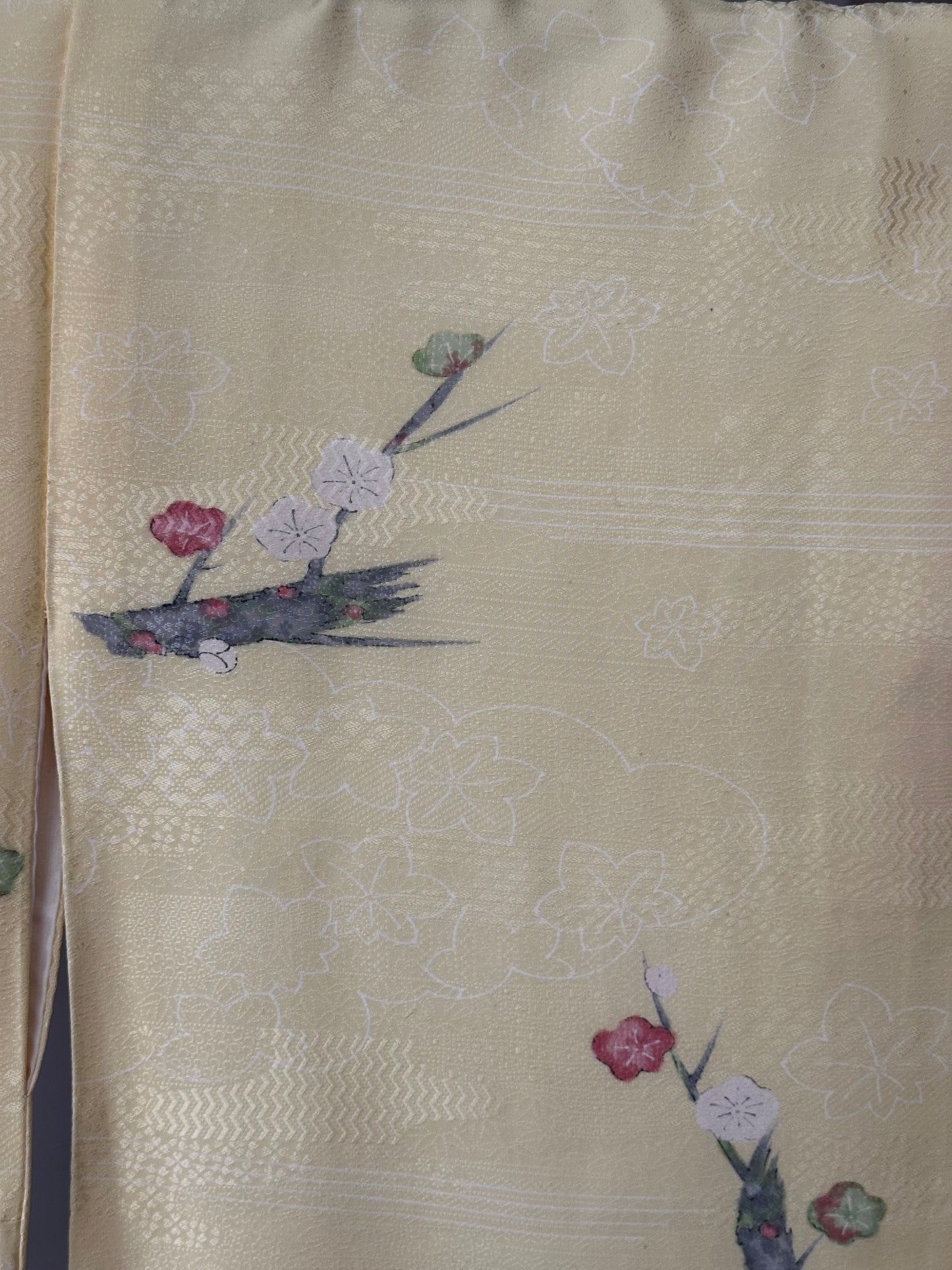 Lemon Blossom Komon Kimono