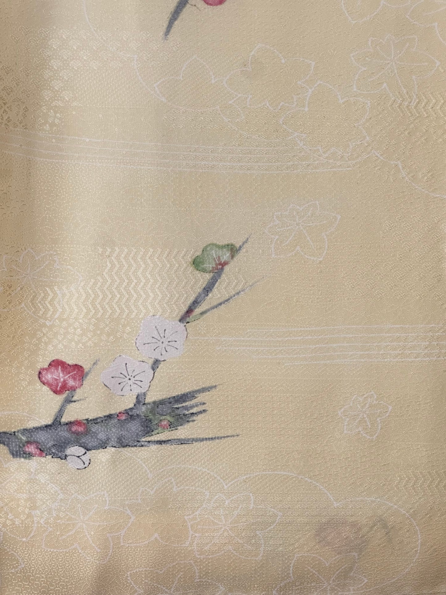 Lemon Blossom Komon Kimono