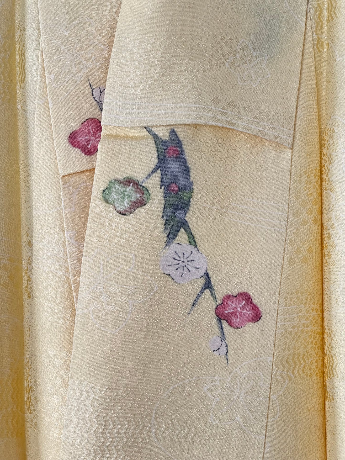 Lemon Blossom Komon Kimono