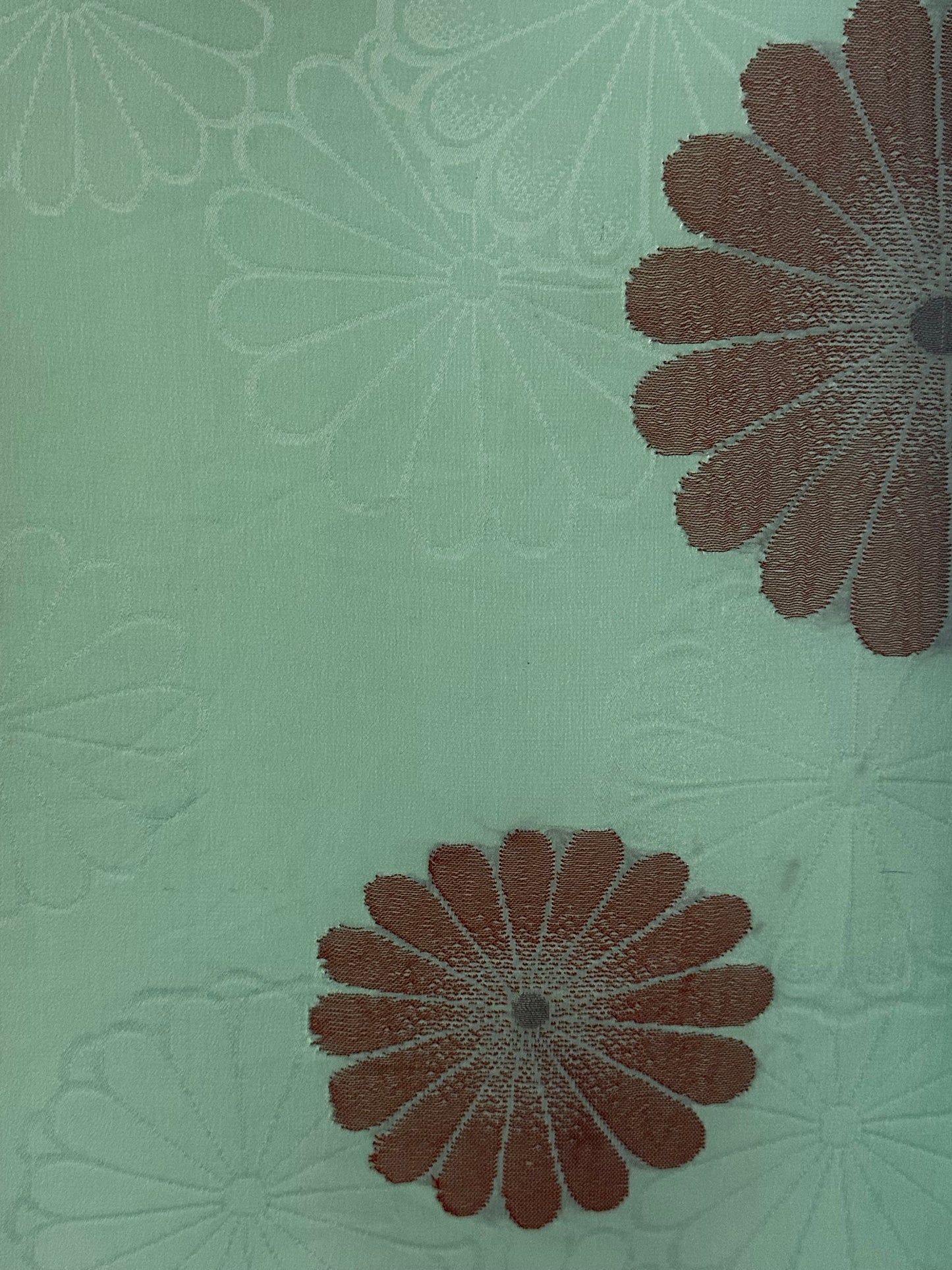 Sini-turkoosi Chrysanthemum Haori