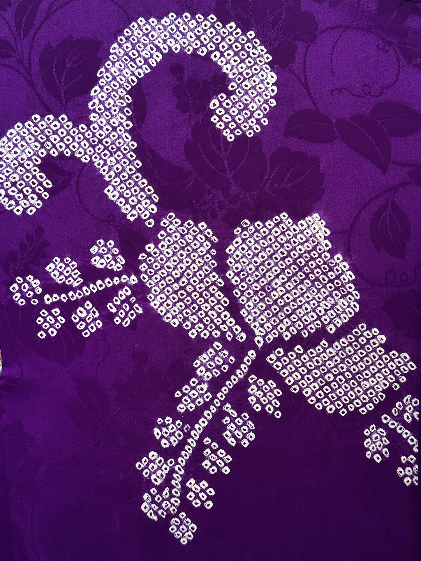 Imperial Purple Antiikki Shibori Haori