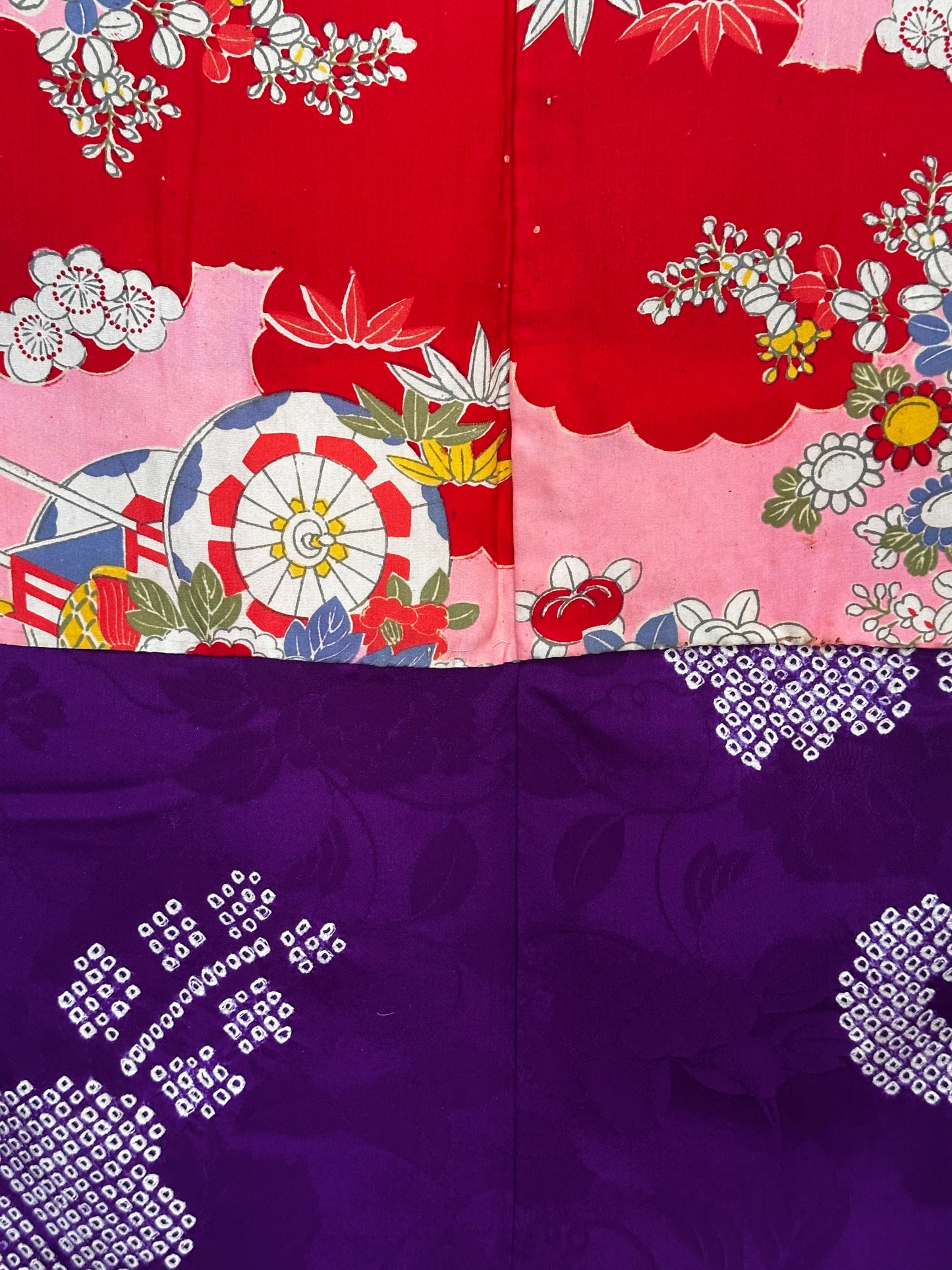 Imperial Purple Antiikki Shibori Haori