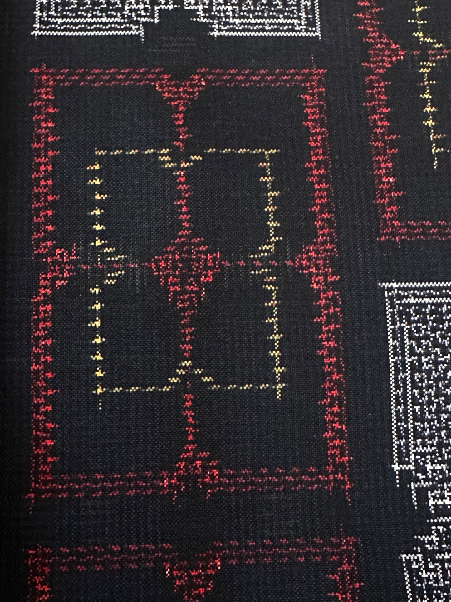 Motiv floral geometric Haori