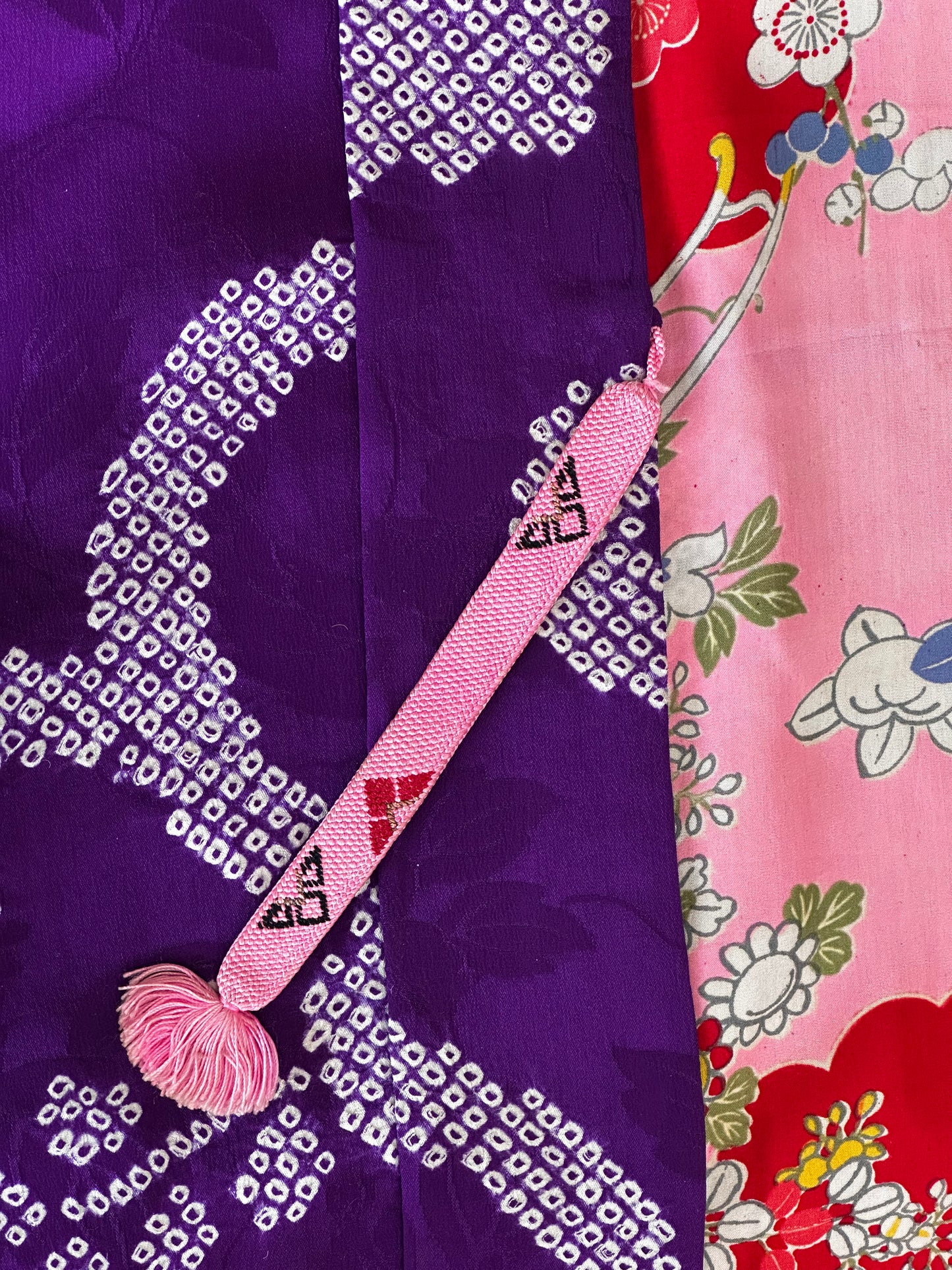 Imperial Purple Antiikki Shibori Haori