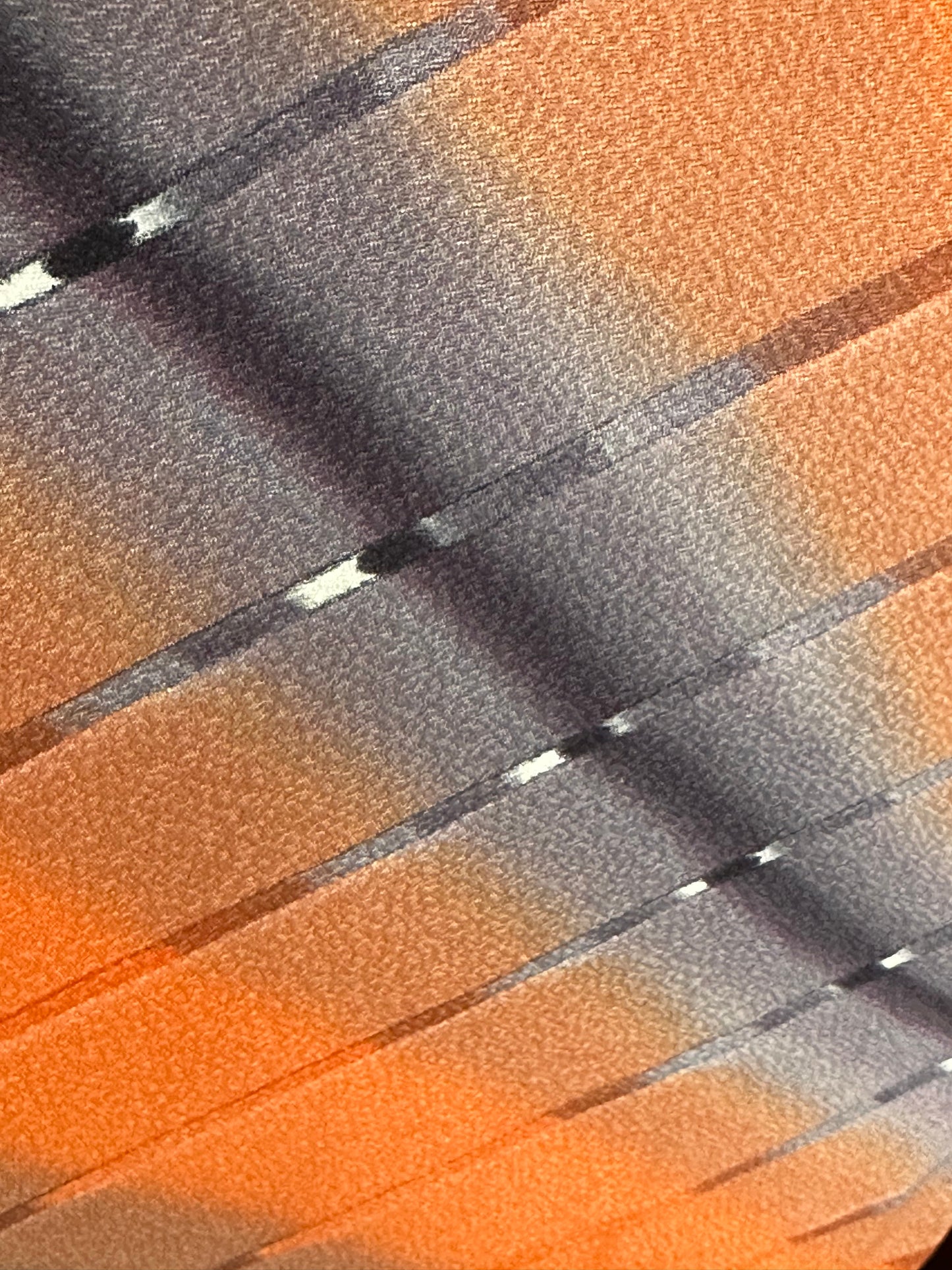 Ombre Orange & Lavender Haori