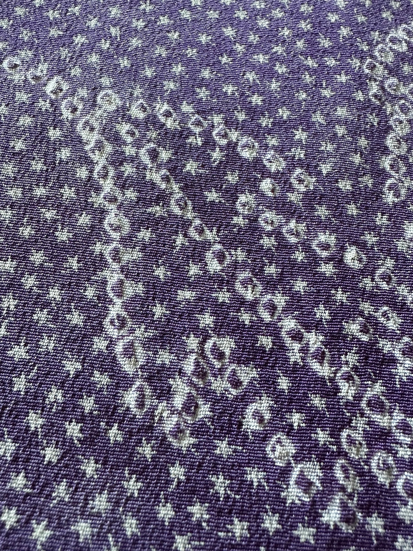 Laventelin väri Shibori Leaf Haori