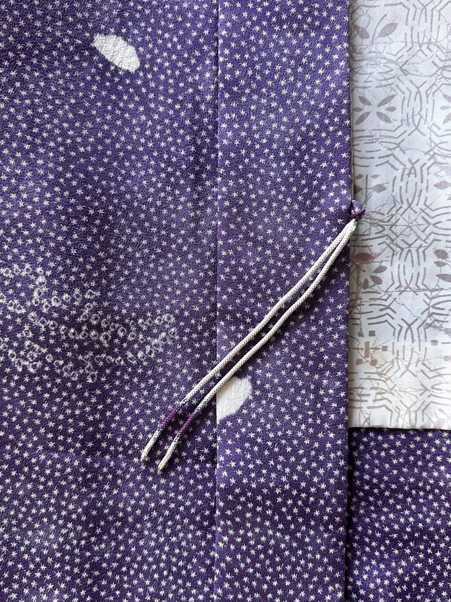 Laventelin väri Shibori Leaf Haori