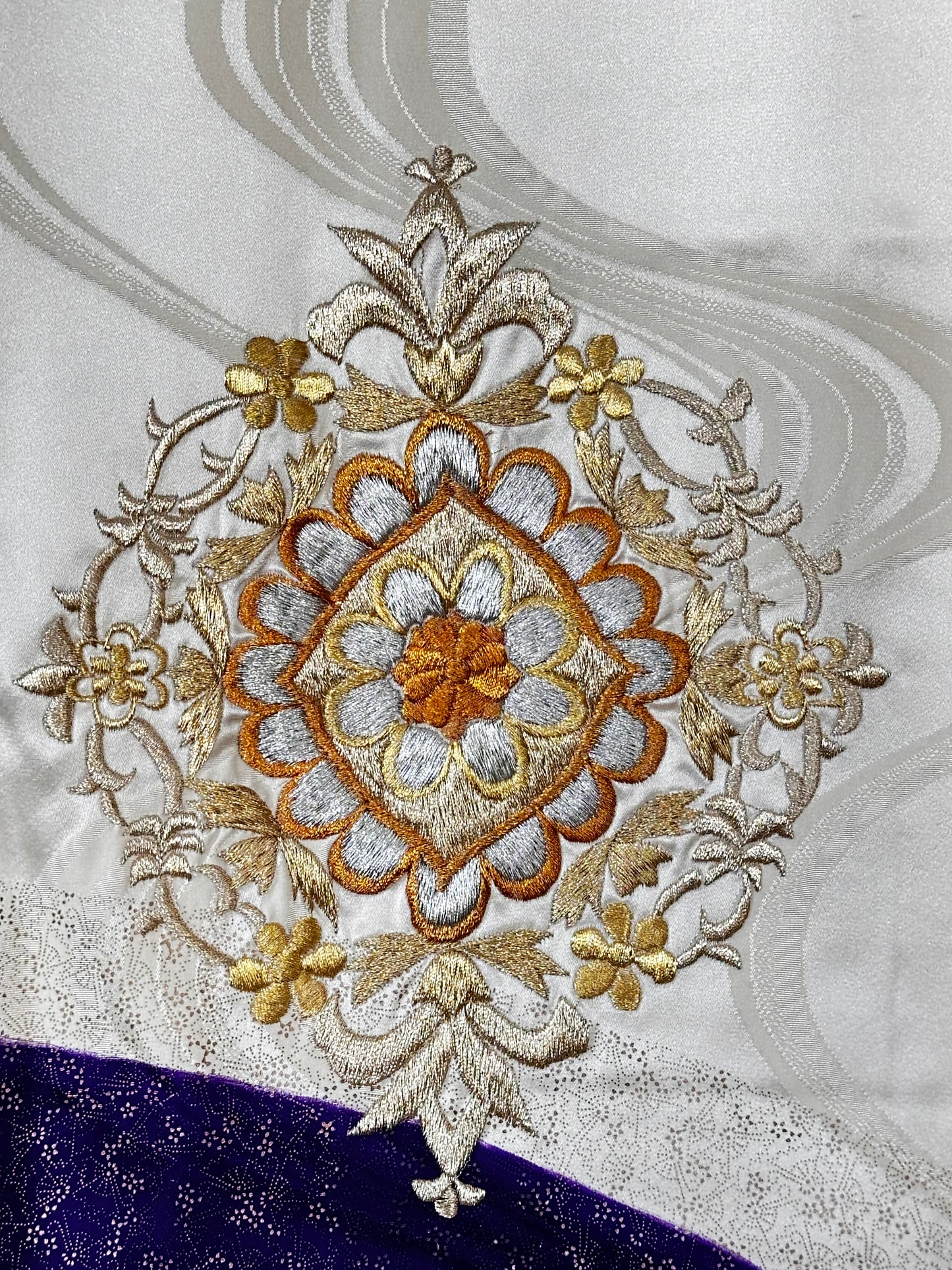 Purple River Furisode