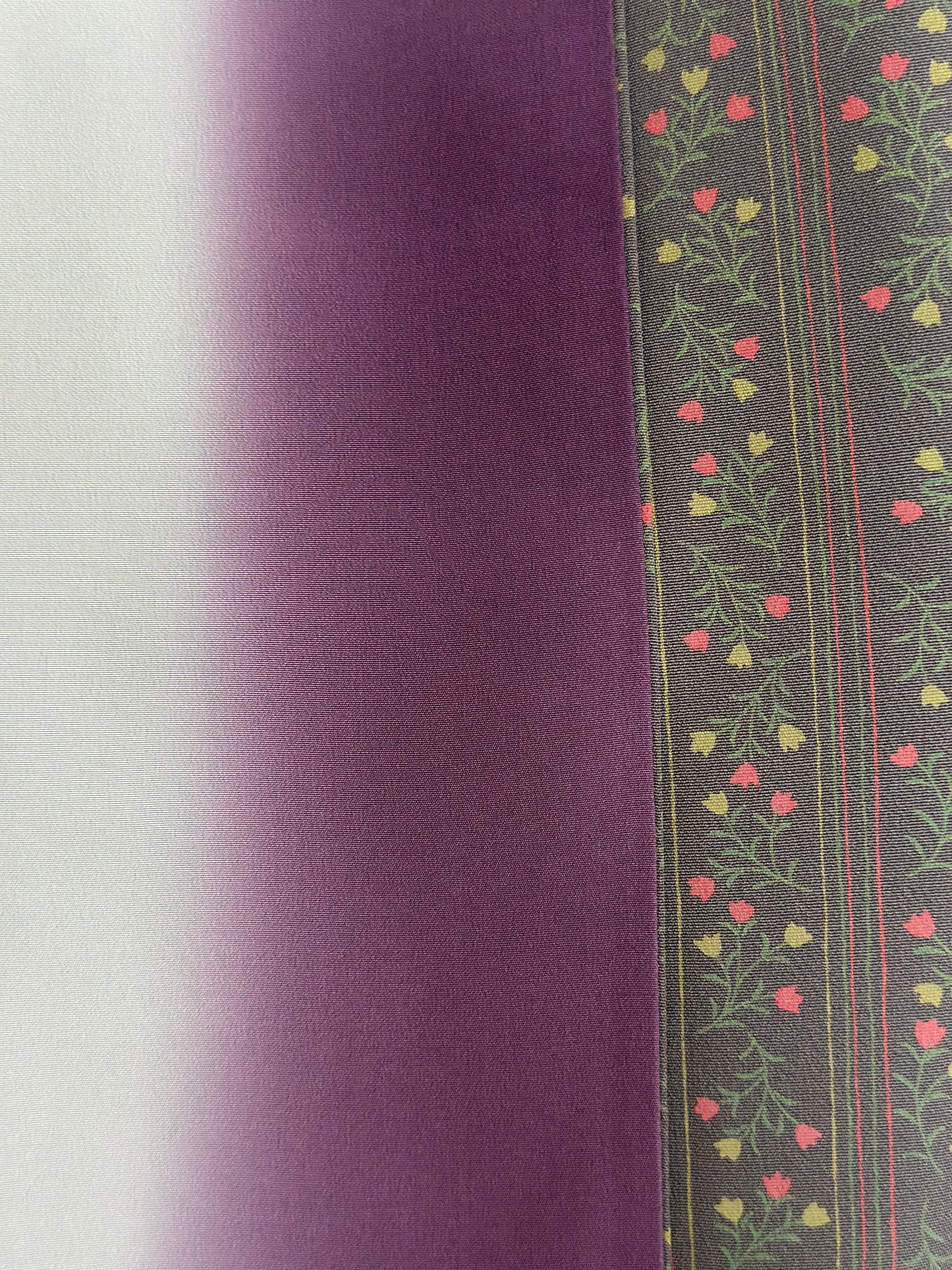 Chirimen Striped Blossom Komon