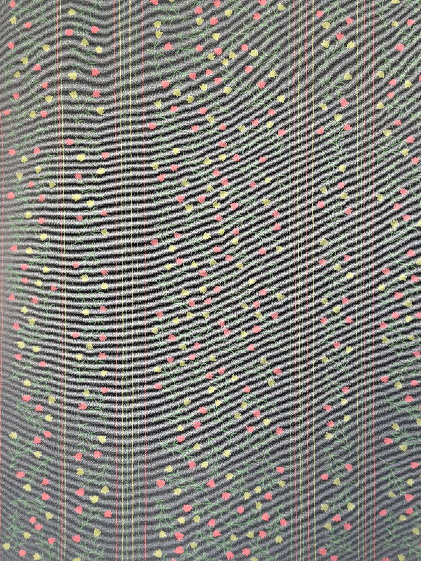 Chirimen Striped Blossom Komon