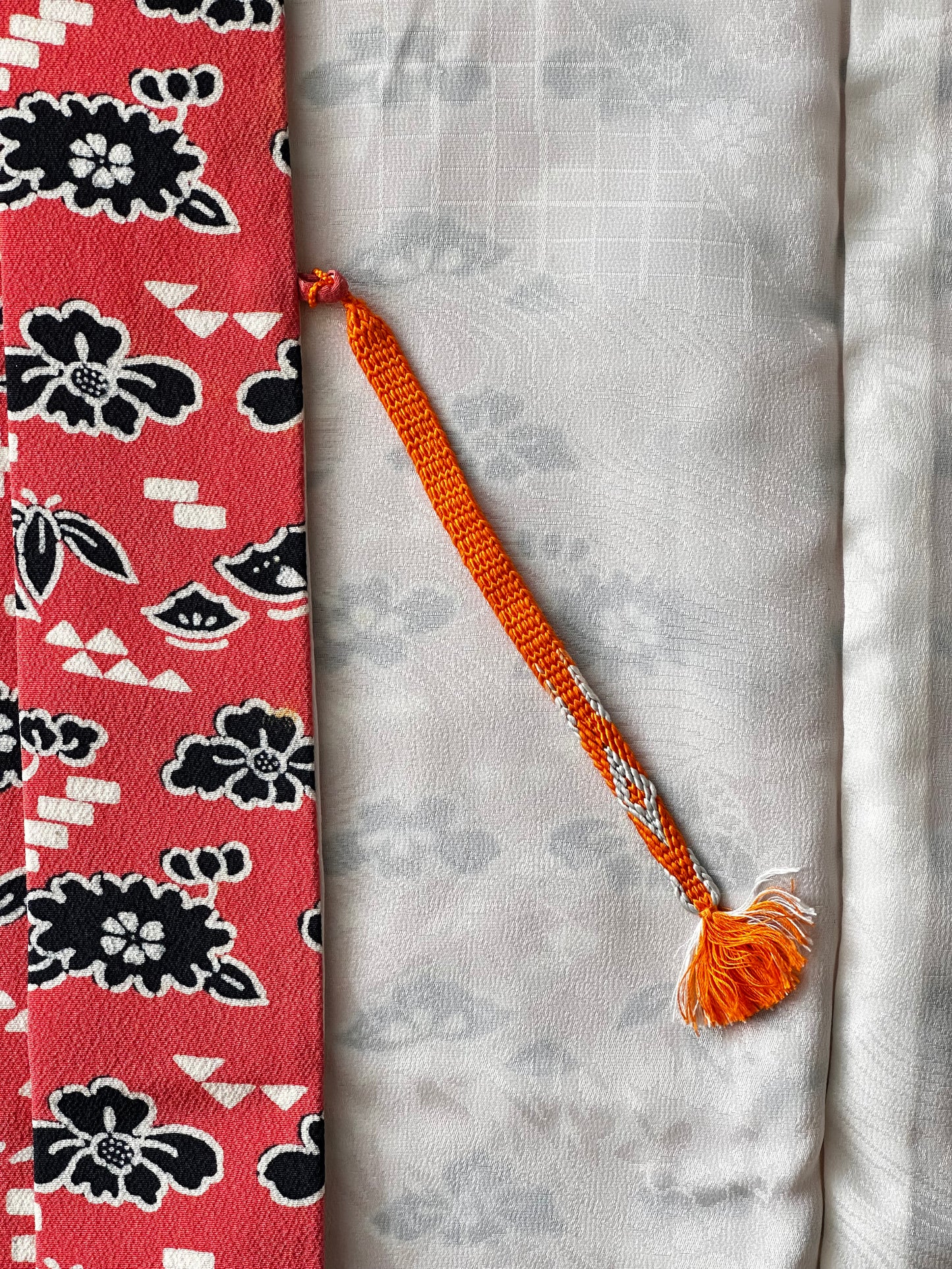 Vibrant Somon Floral Haori