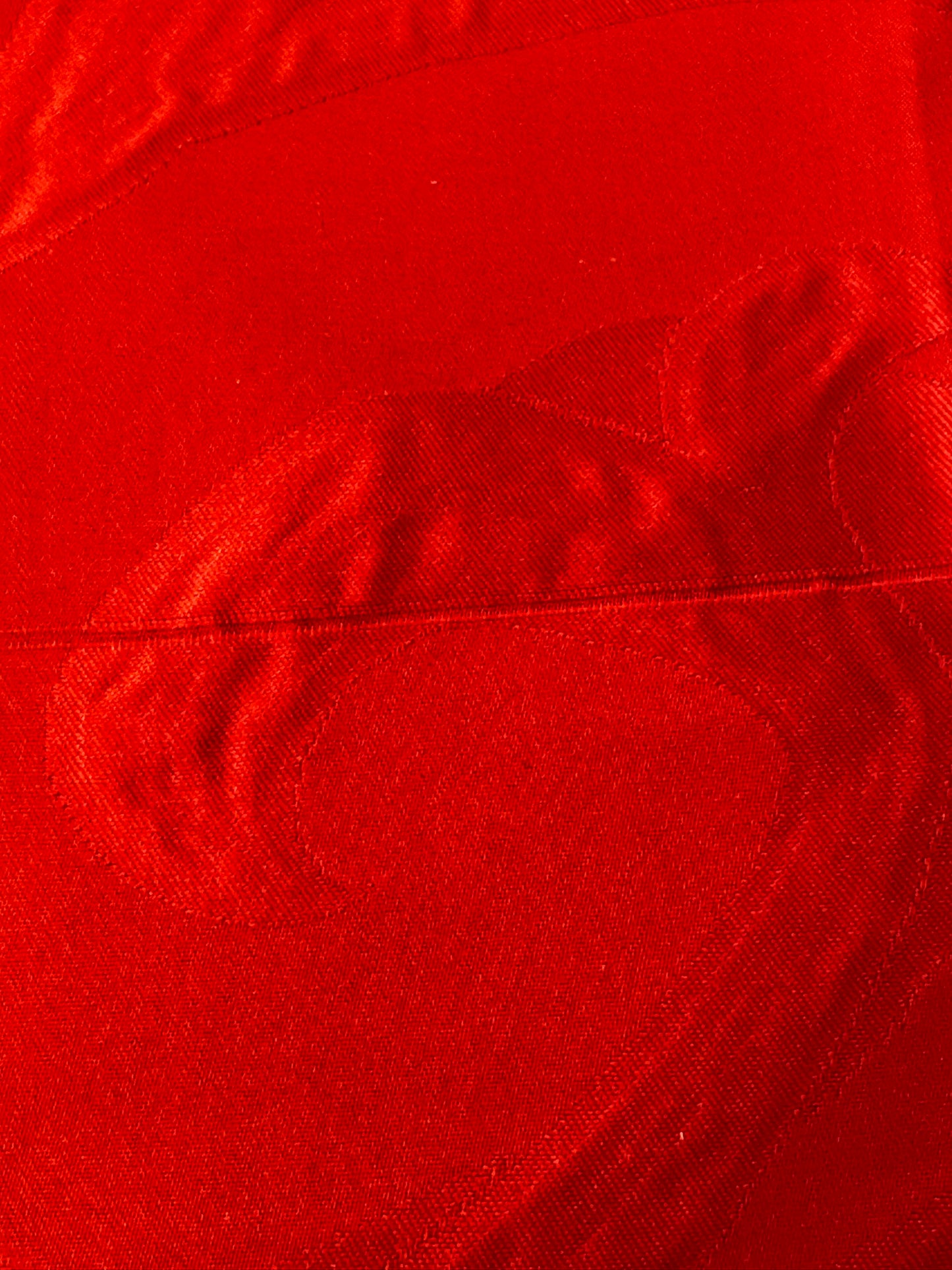 Radiant Red Waves Fukuro Obi