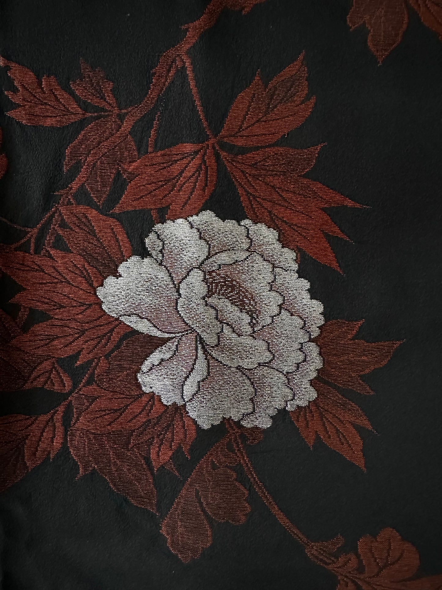 Black Chrysanthemum Elegance Haori