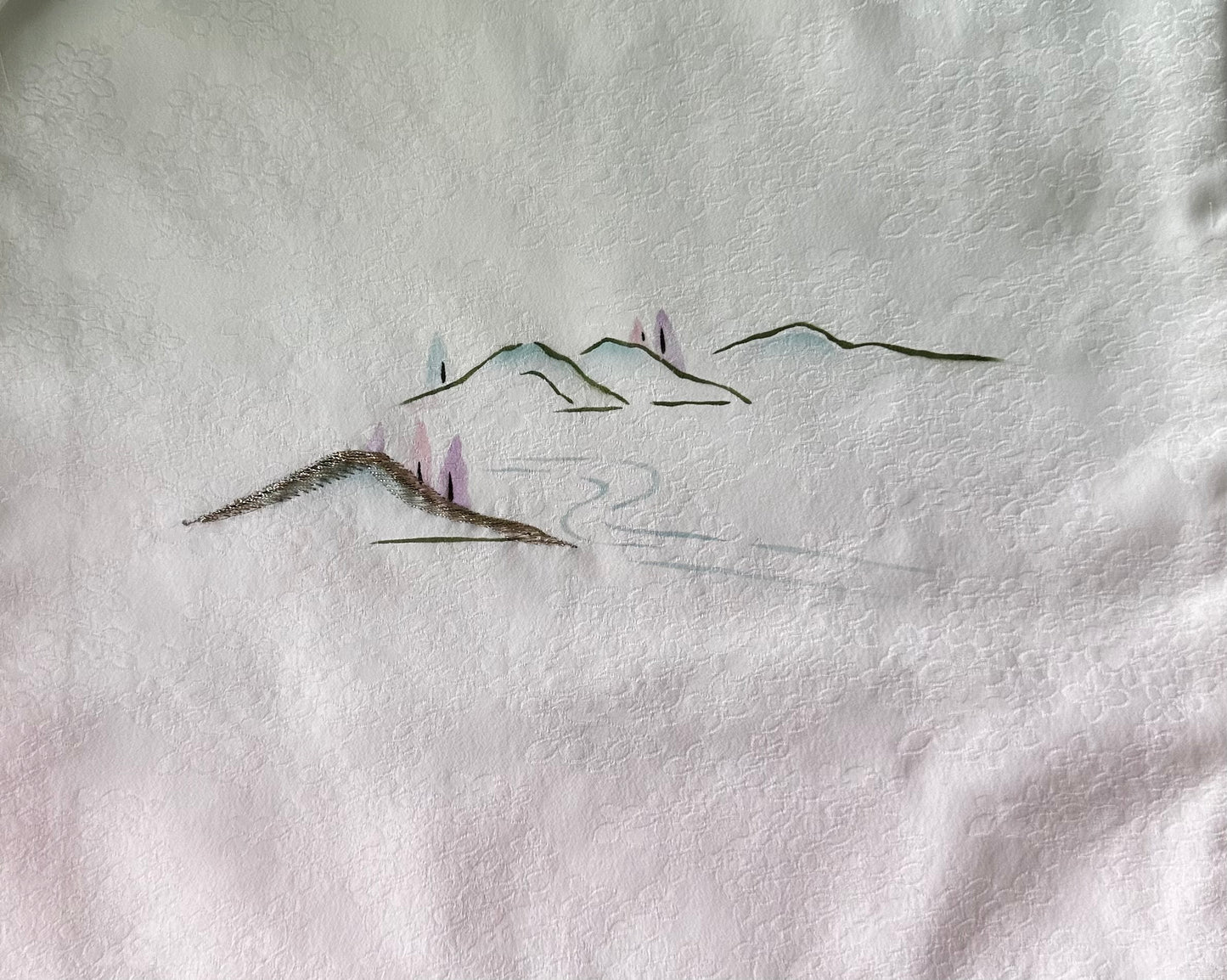 Vintage-haori ombré-taivaan sävyillä