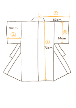Palton kimono violet intens