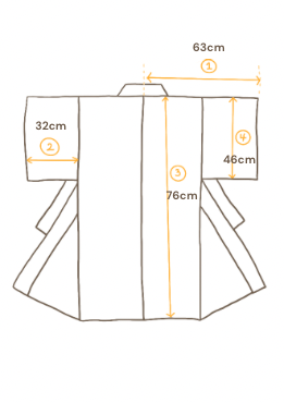 Mykistetty ruskea geometrinen haori
