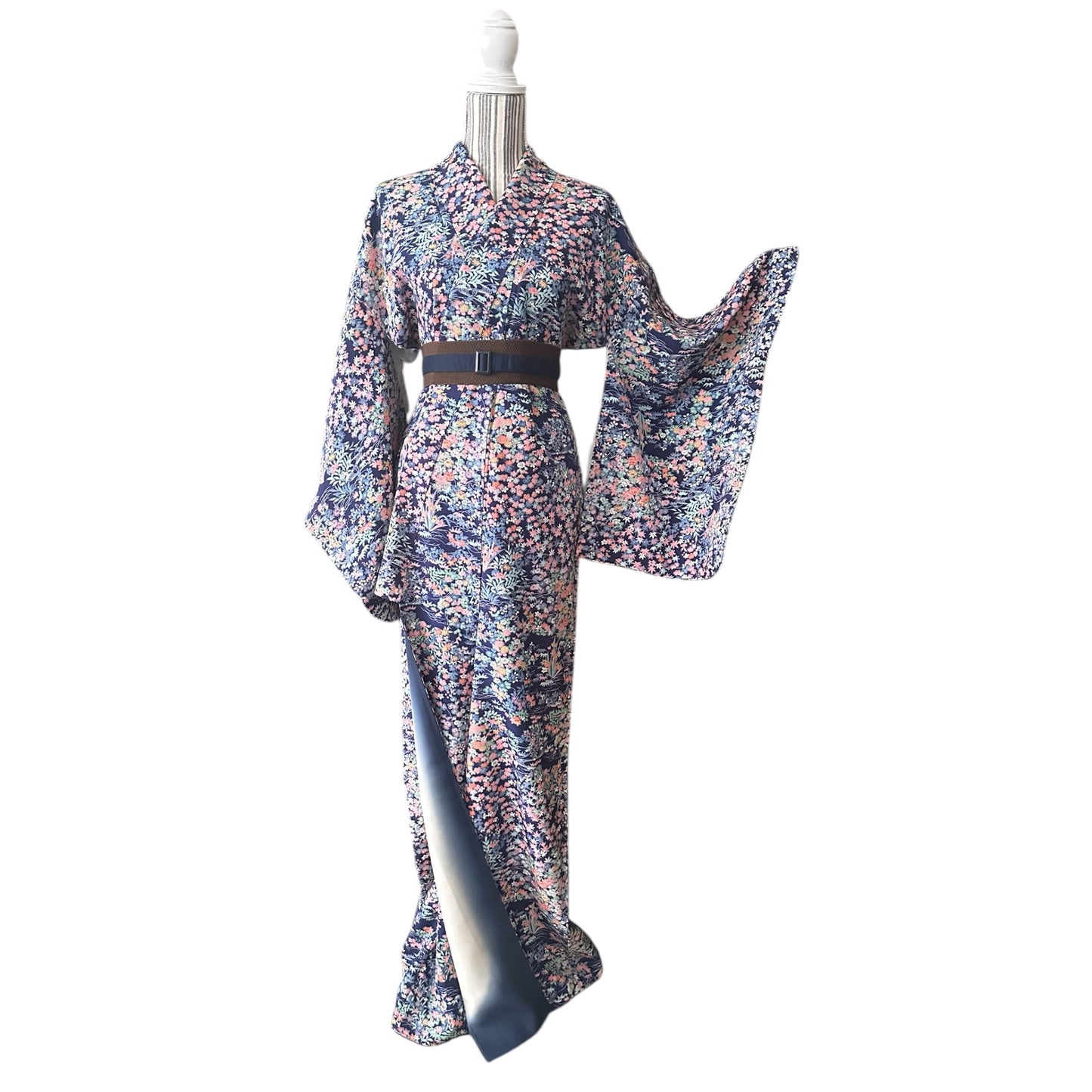 Komon Floral Albastru-Violet