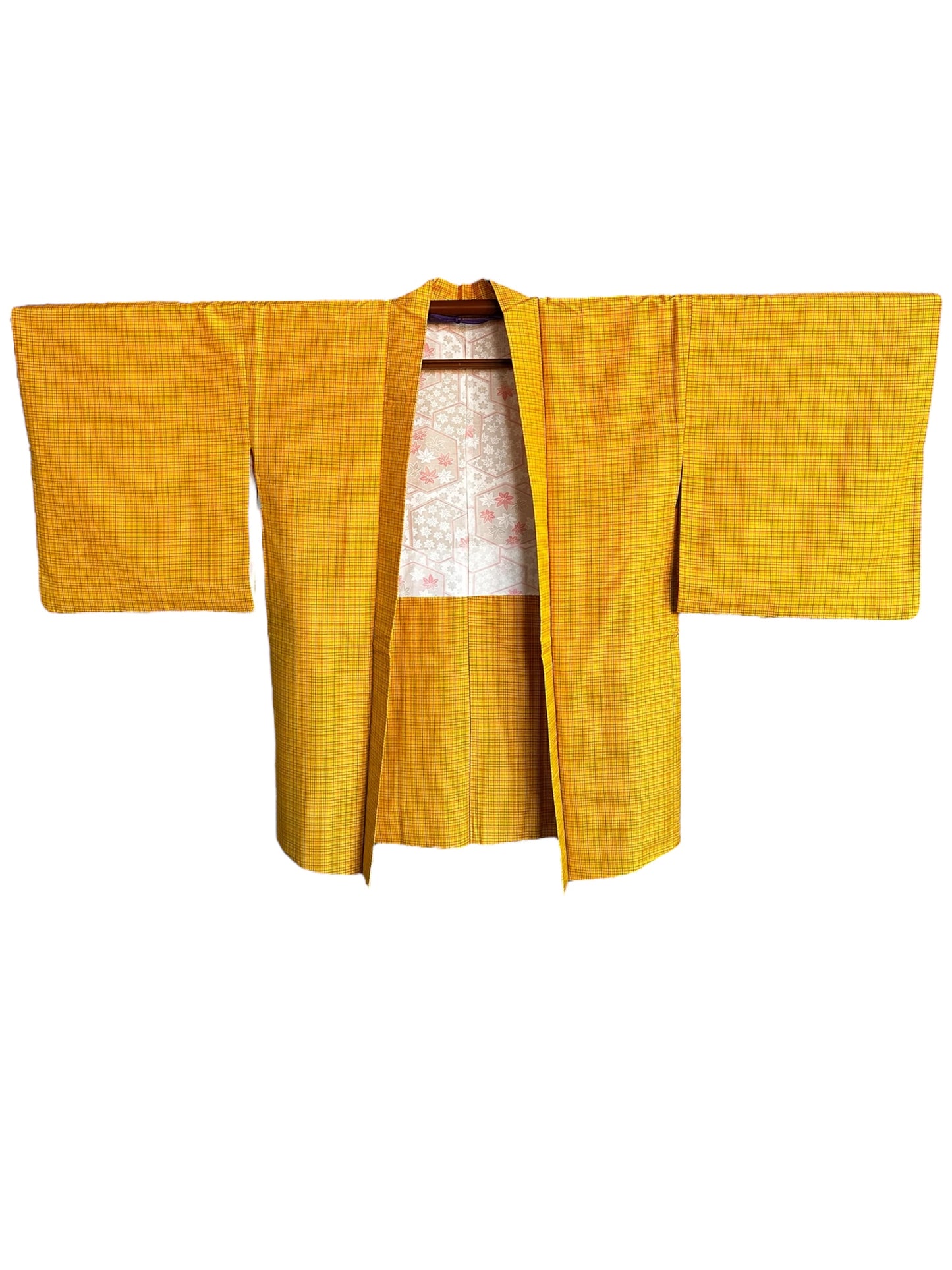 Pehmeä Pongee Yellow Haori
