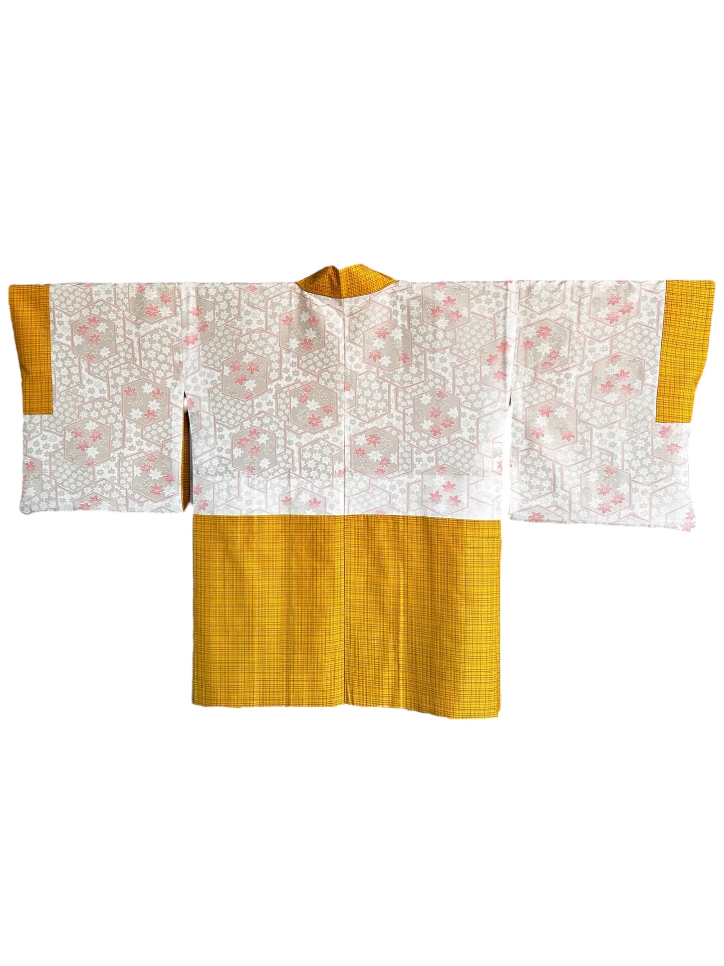 Pehmeä Pongee Yellow Haori