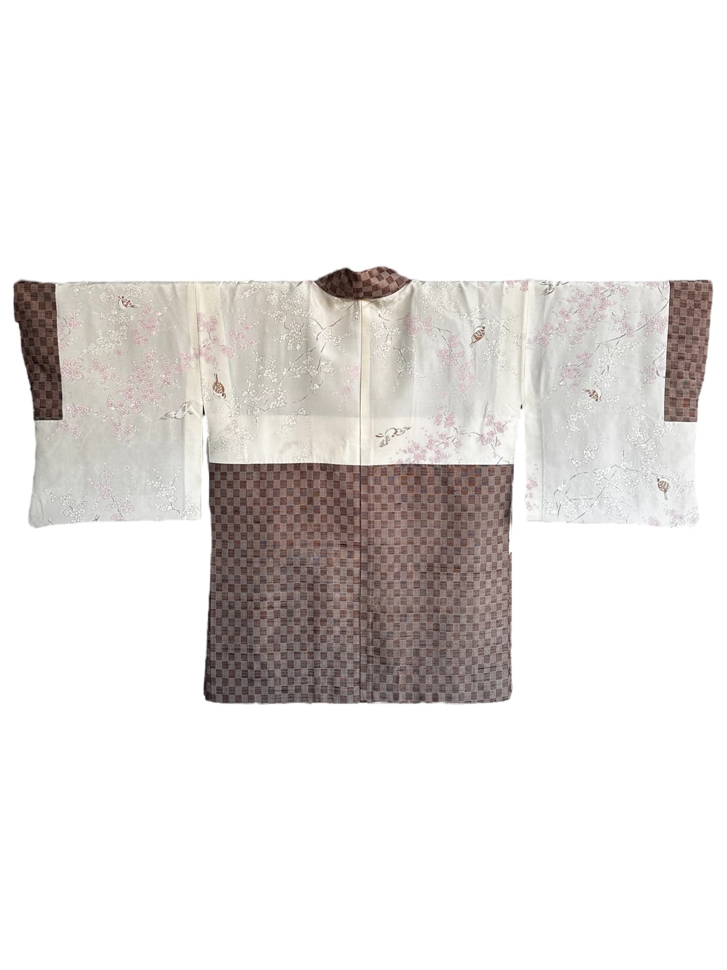 Mykistetty ruskea geometrinen haori
