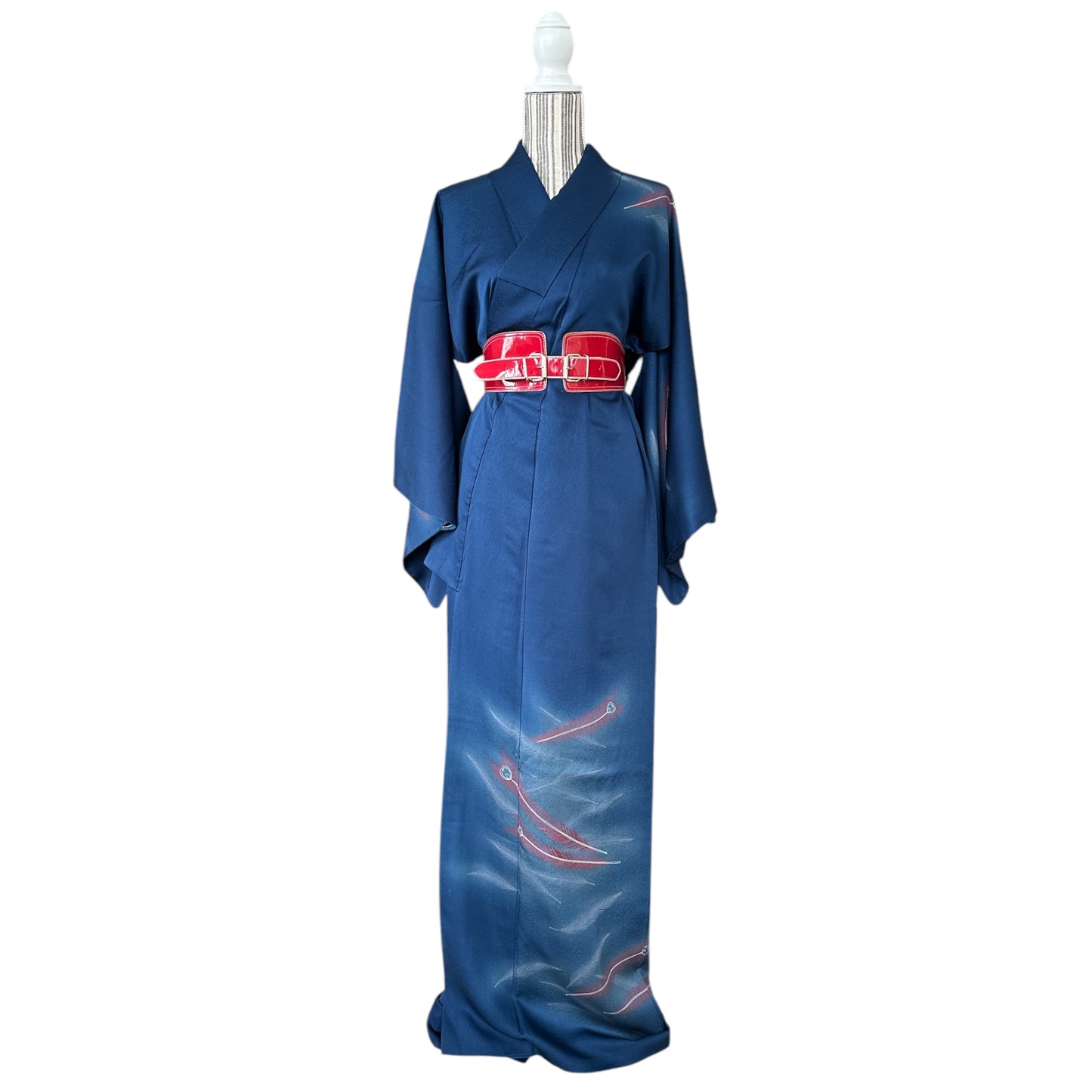Kimono cu pene șoptite