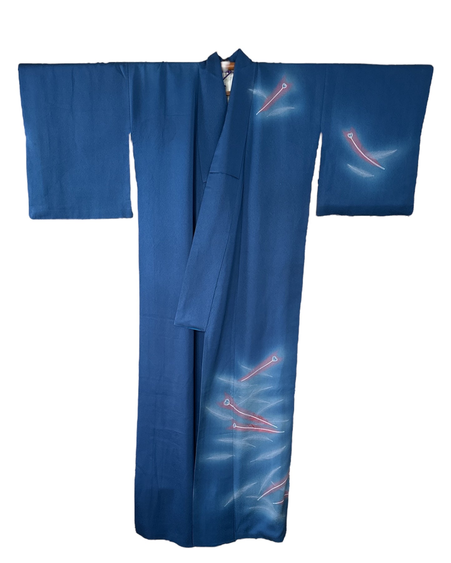 Kimono cu pene șoptite