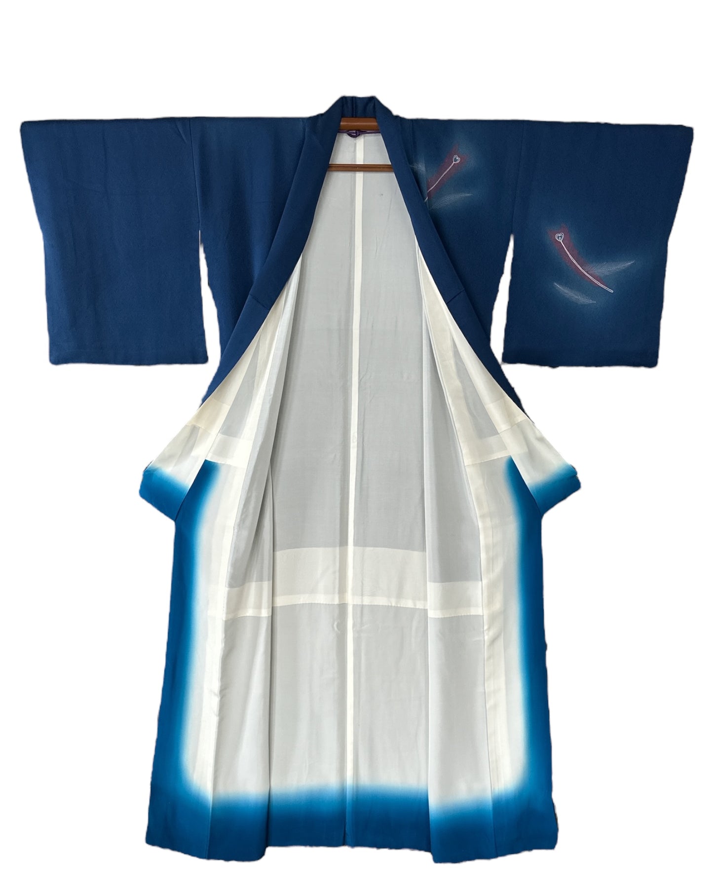 Kimono cu pene șoptite