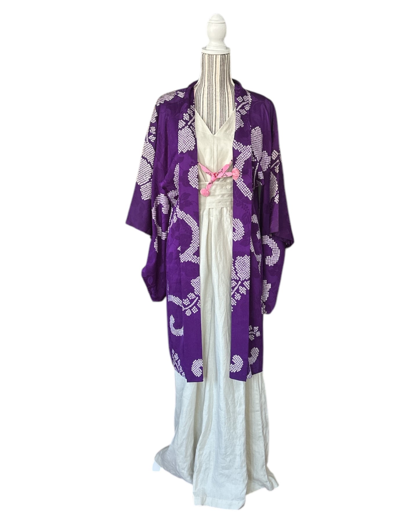Imperial Purple Antiikki Shibori Haori