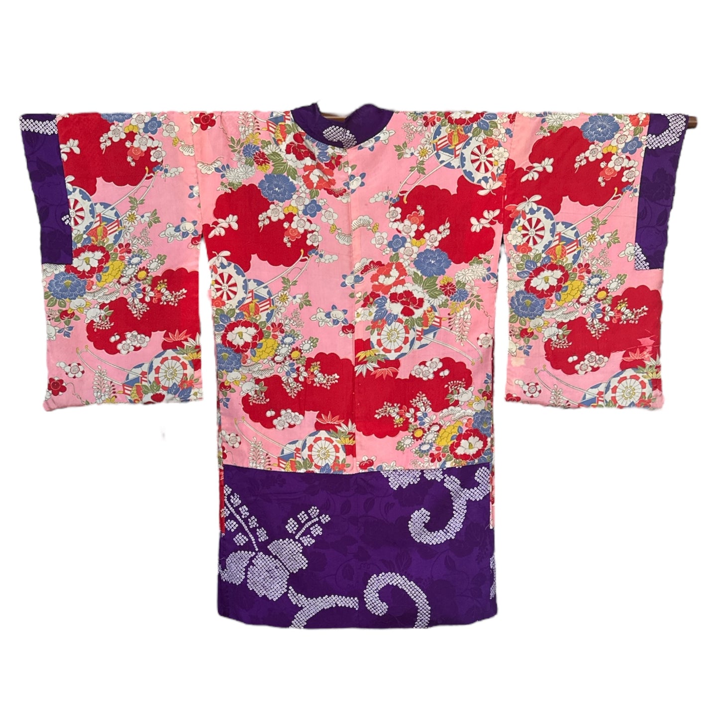 Imperial Purple Antiikki Shibori Haori