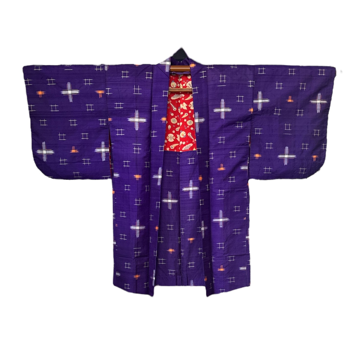 Antique Vibrant Purple Meisen Haori