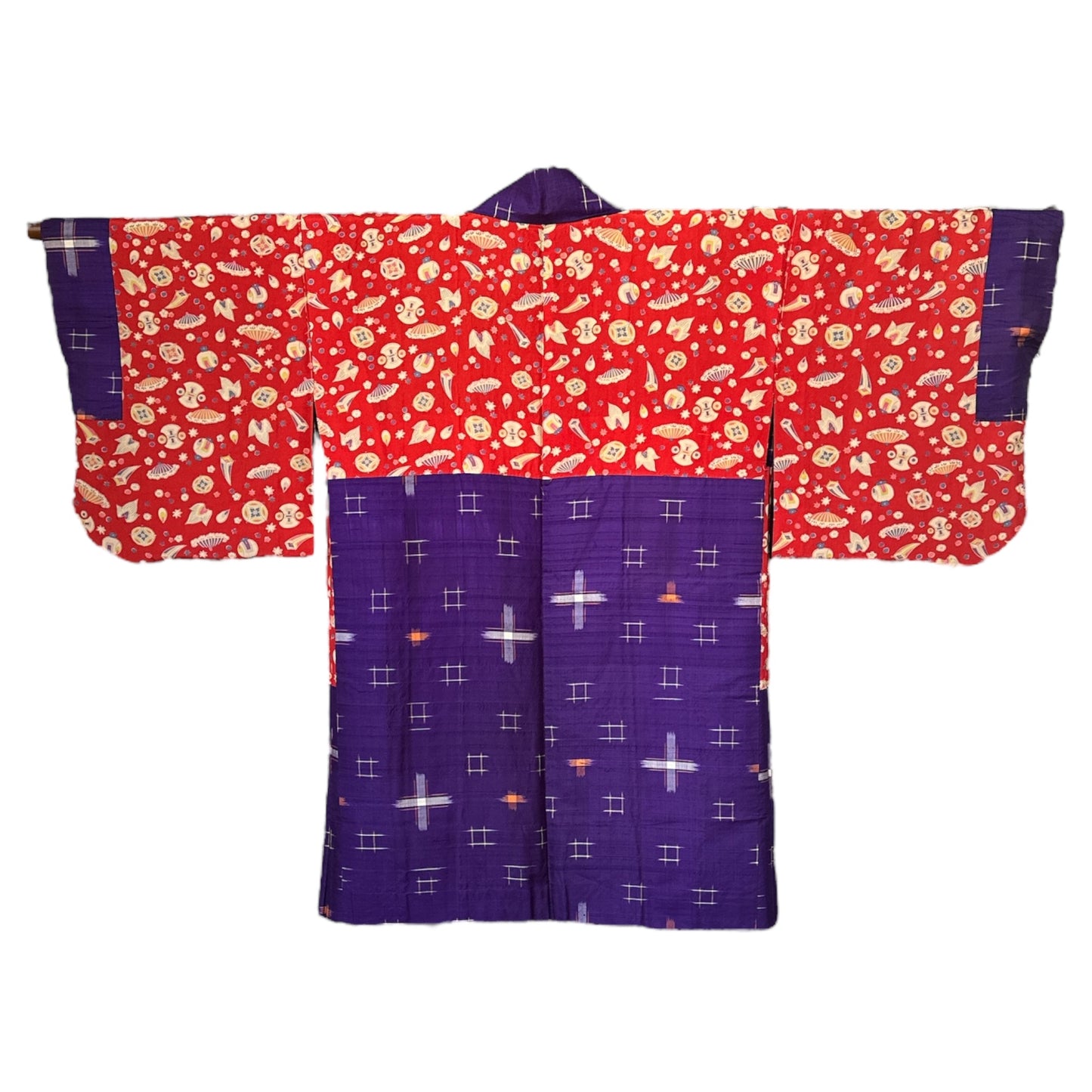 Antique Vibrant Purple Meisen Haori