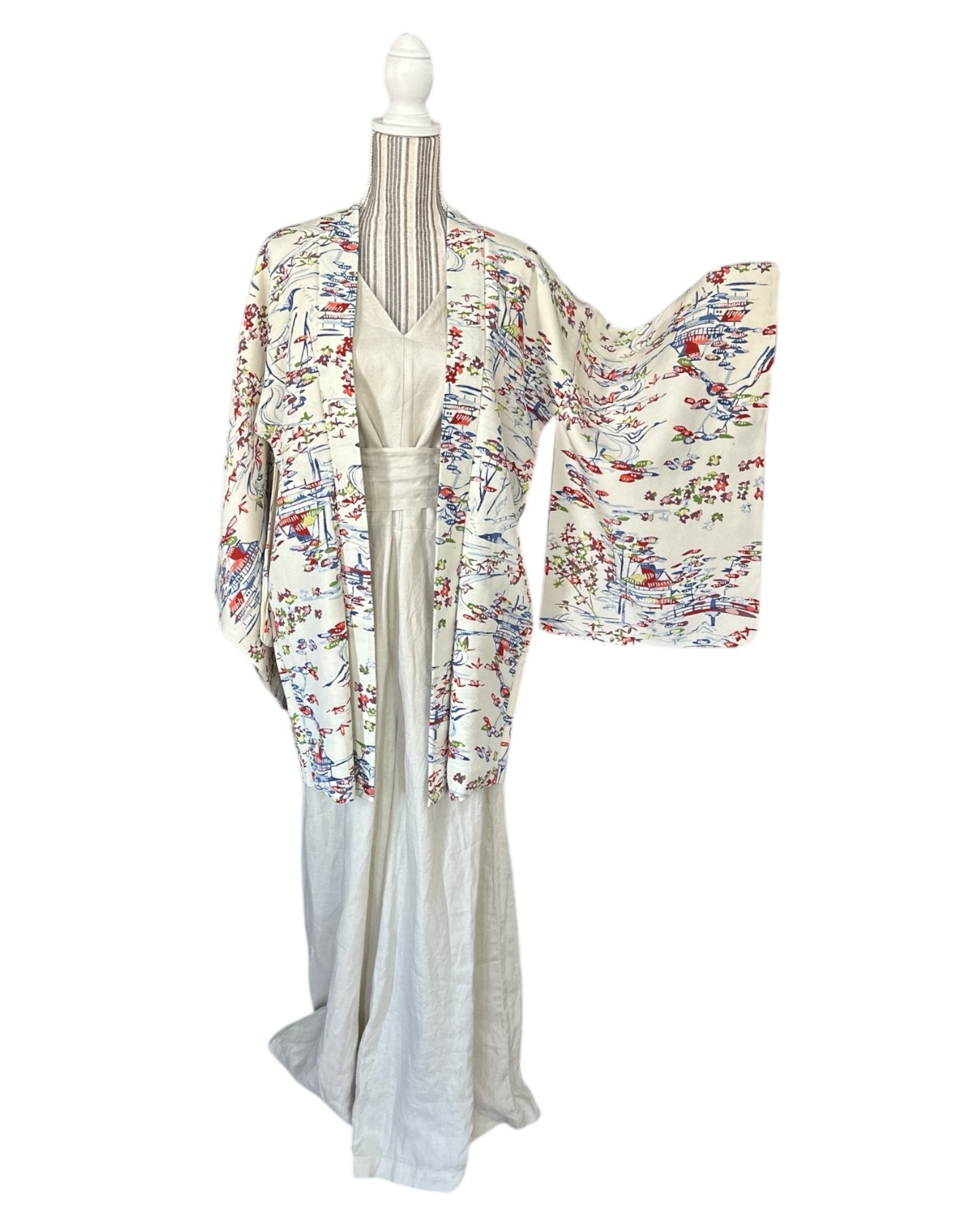 Sininen ja punainen Harmony Haori
