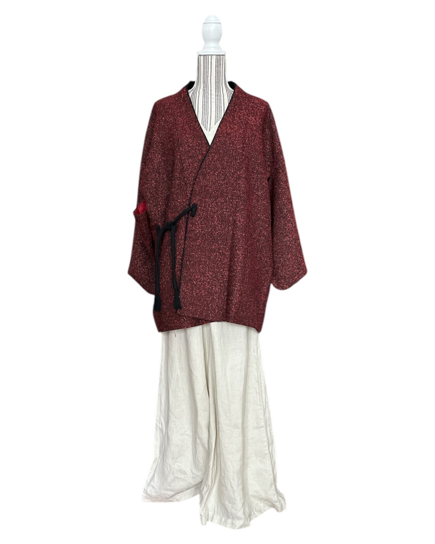 Deep Red Dochugi Coat