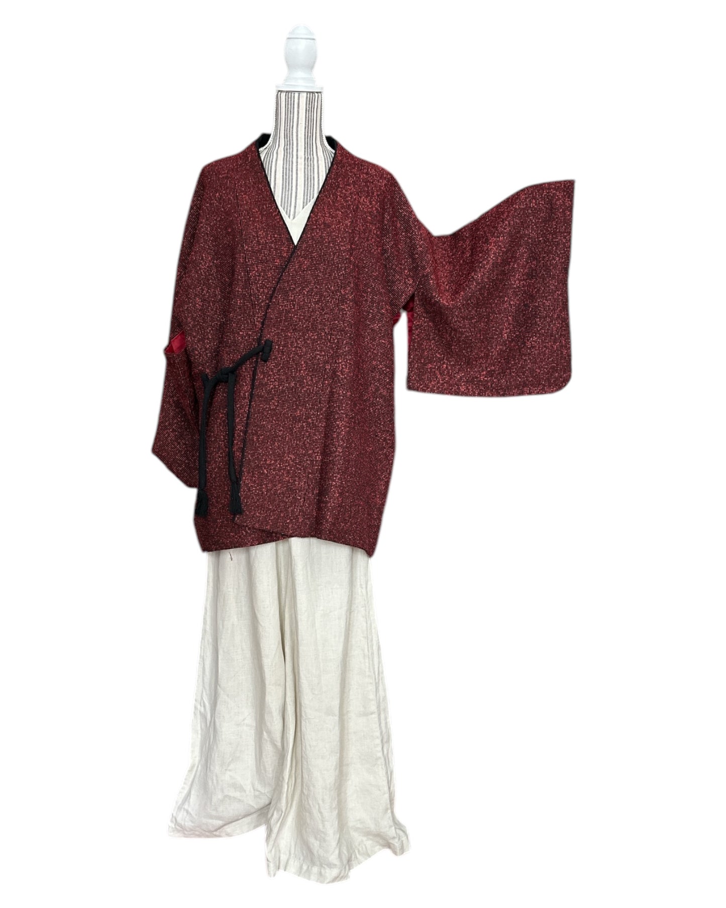 Deep Red Dochugi Coat