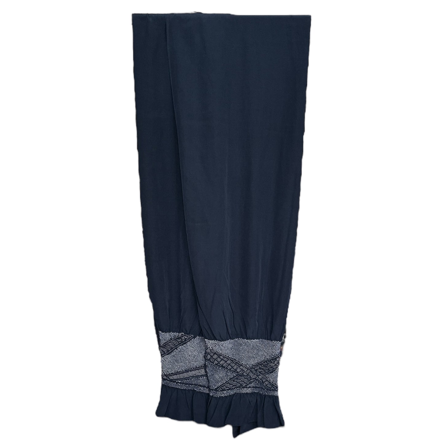 Bleumarin Shibori Heko Obi