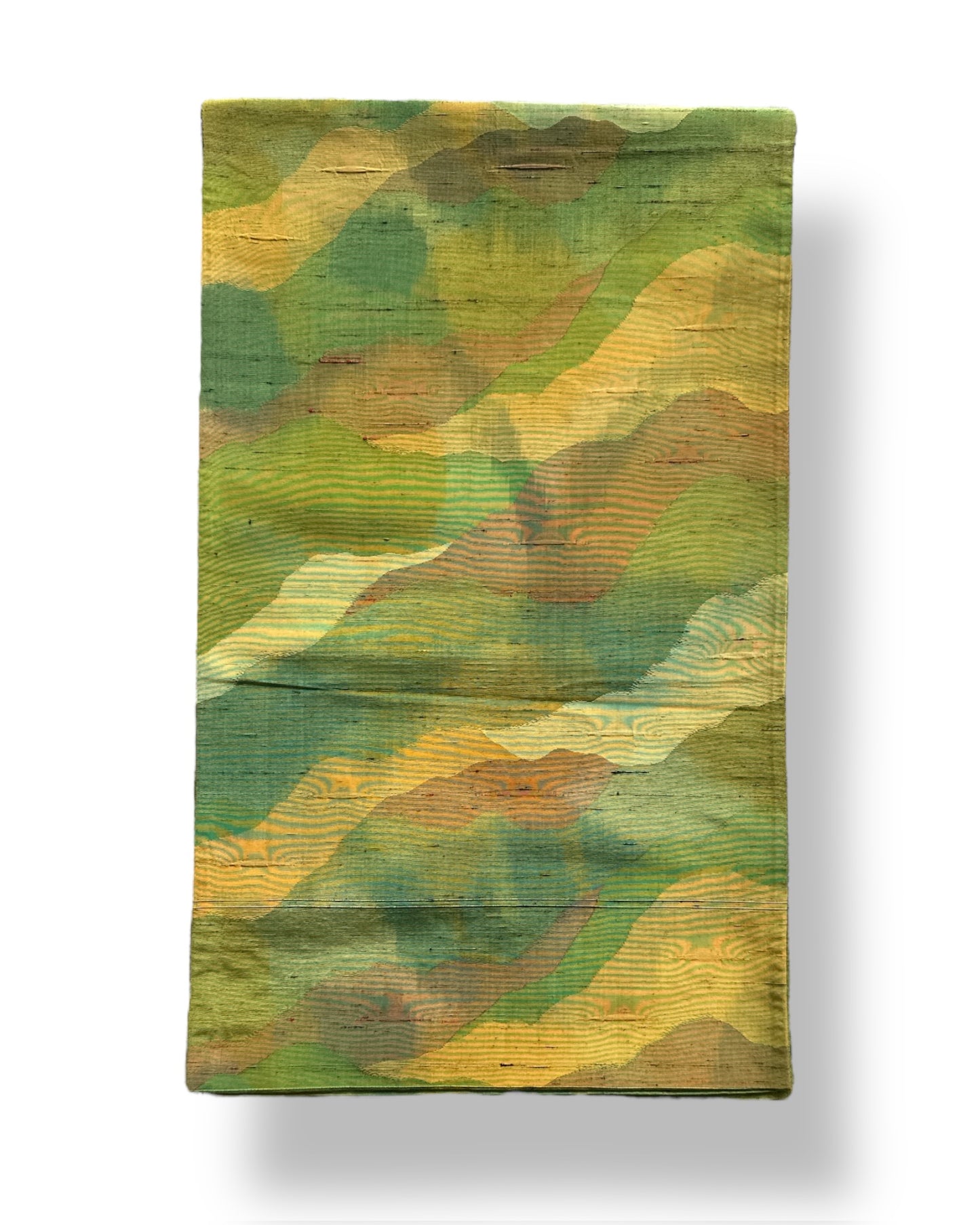Waves of Green Fukuro Obi
