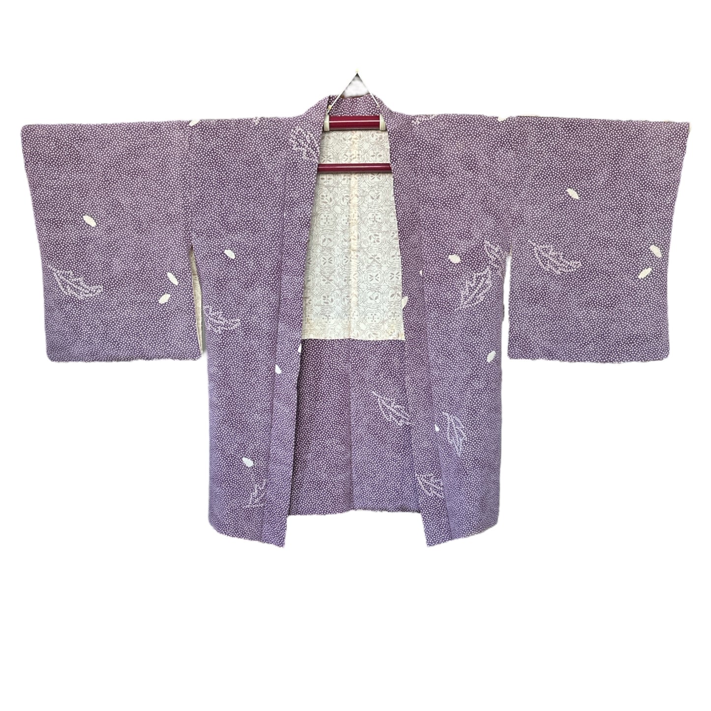 Laventelin väri Shibori Leaf Haori