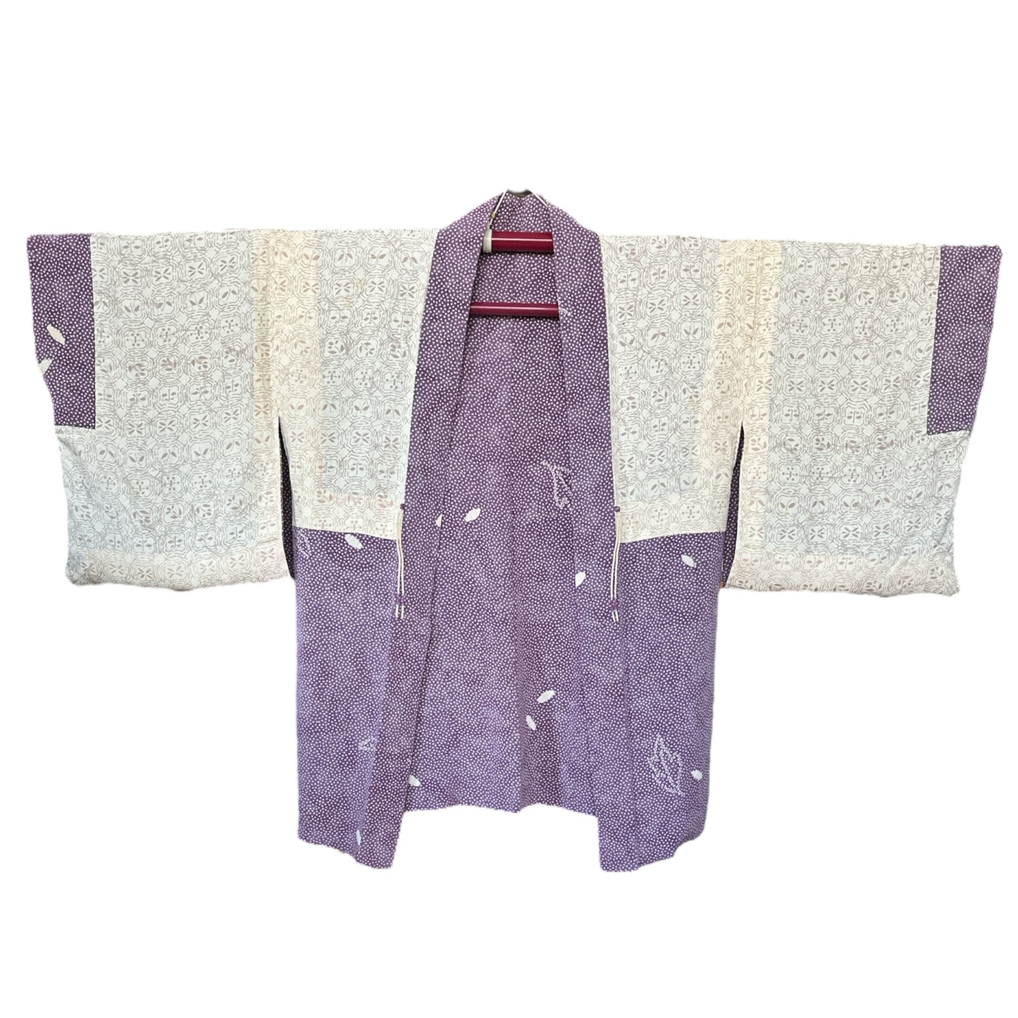 Laventelin väri Shibori Leaf Haori