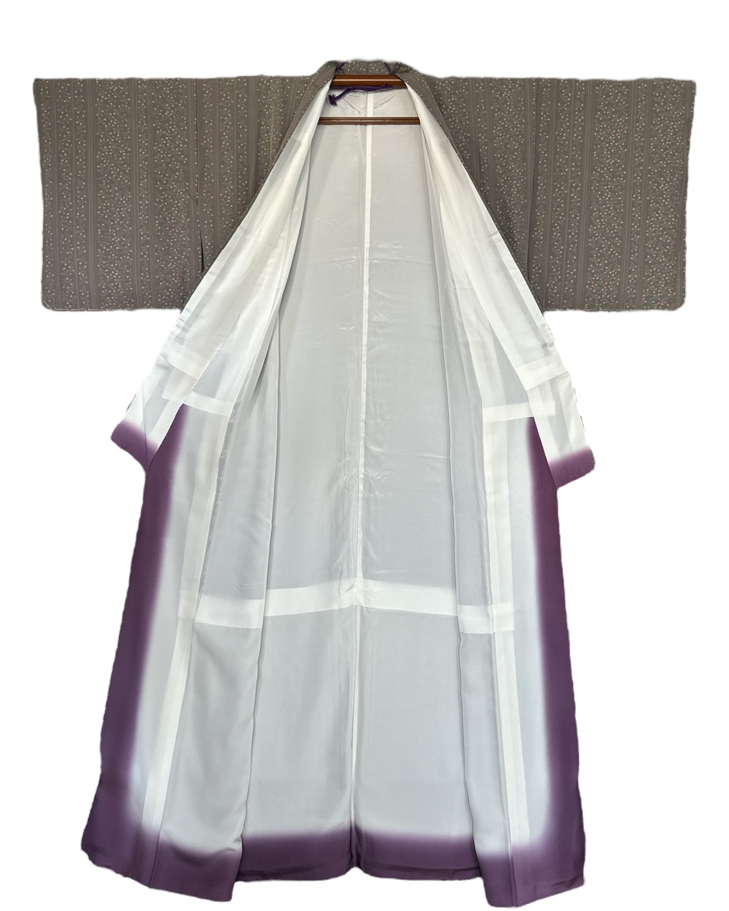 Chirimen Striped Blossom Komon